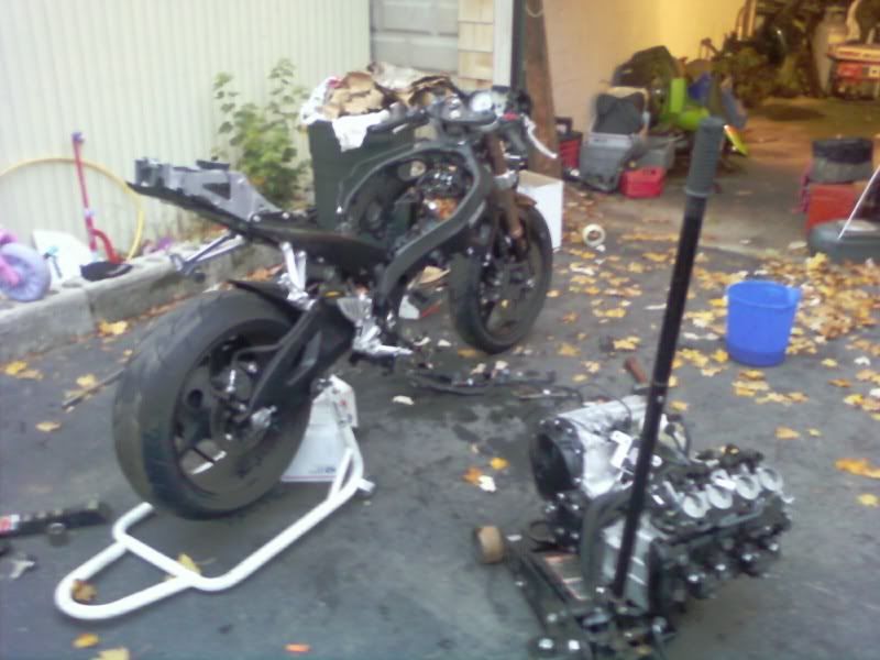 07 gsxr1000 motor in a 98 SRAD 600 - Suzuki GSX-R Motorcycle Forums